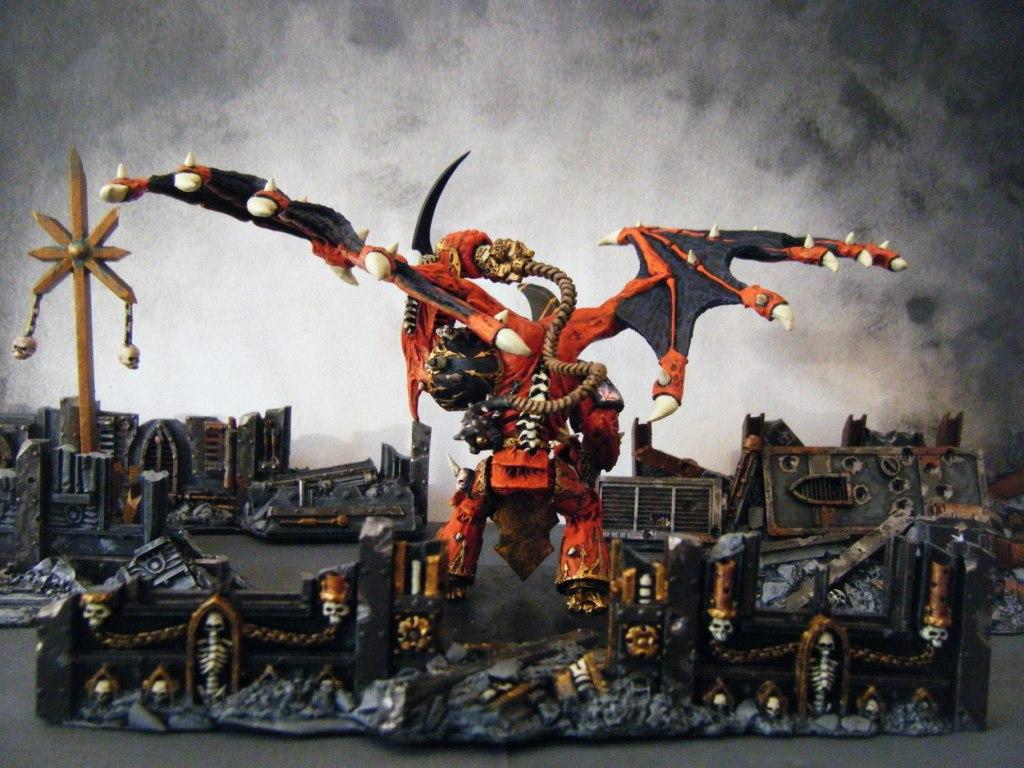Astartes, Berserk, Berzerk, Bloodthirster, Buveur De Sang, Chaos, Chaos Space Marines, Conversion, D&eacute;mon, Daemons, Khorne, Space Marines, Space Marines Du Chaos, World Eaters