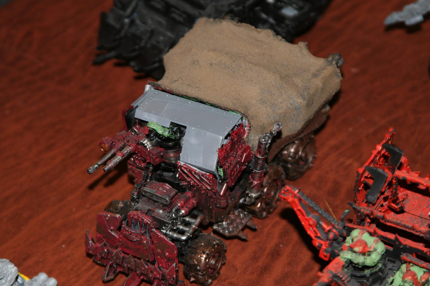 My customized Trukk.  I call it the "Dakka Wagon"
