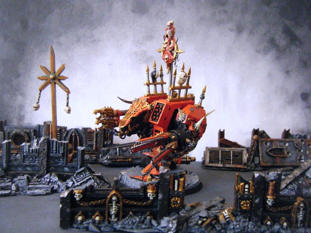 Chaos, Chaos Space Marines, Conversion, Khorne, Khorne Dreadnaught, Space Marines, Warhammer 40,000