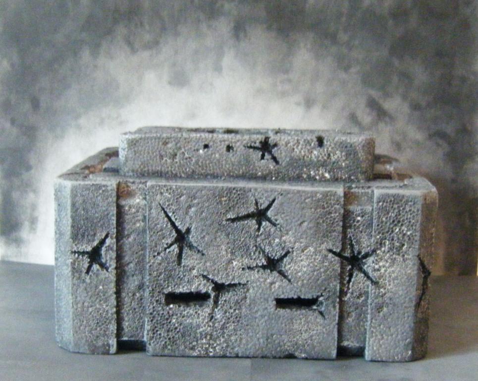 Blockhaus, Bunker, D&eacute;cors, Polystyr&egrave;ne, Scratch Build, Terrain, Urban