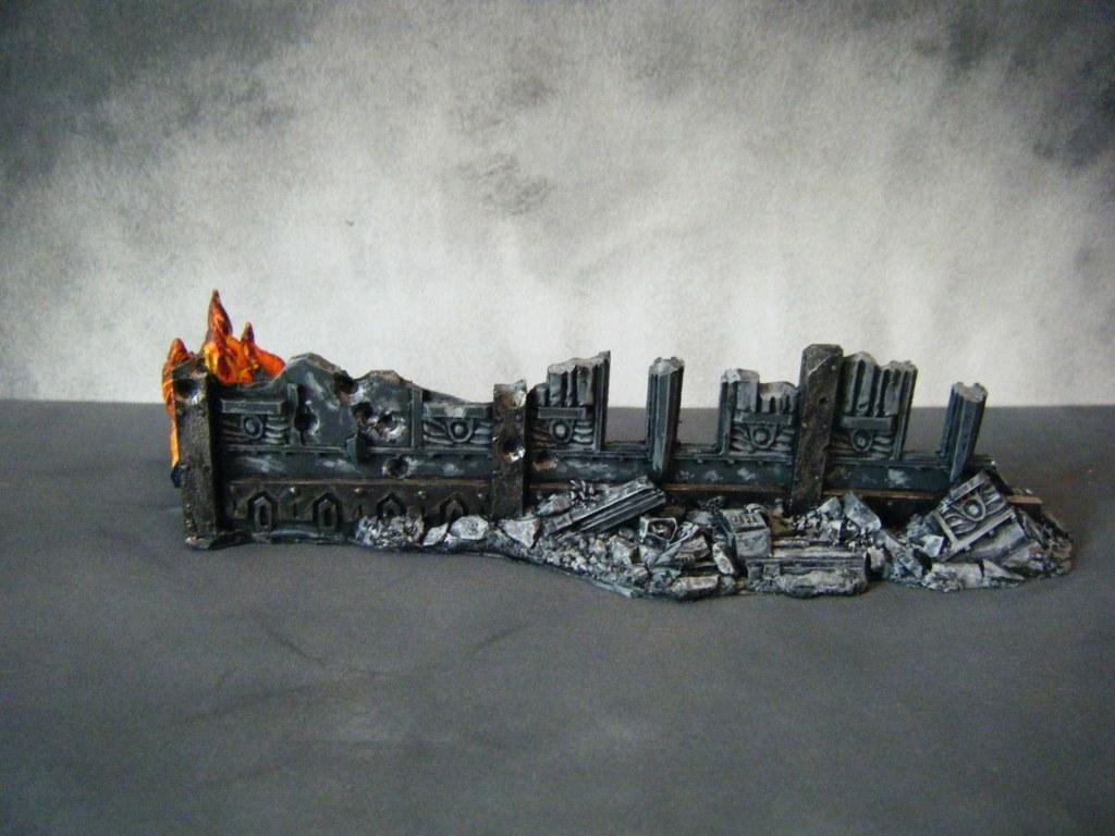 Barricade, Cities Of Death, D&eacute;cors, Feu, Fire, Flames, Flammes, Moto, Night Lords, Terrain, Urban