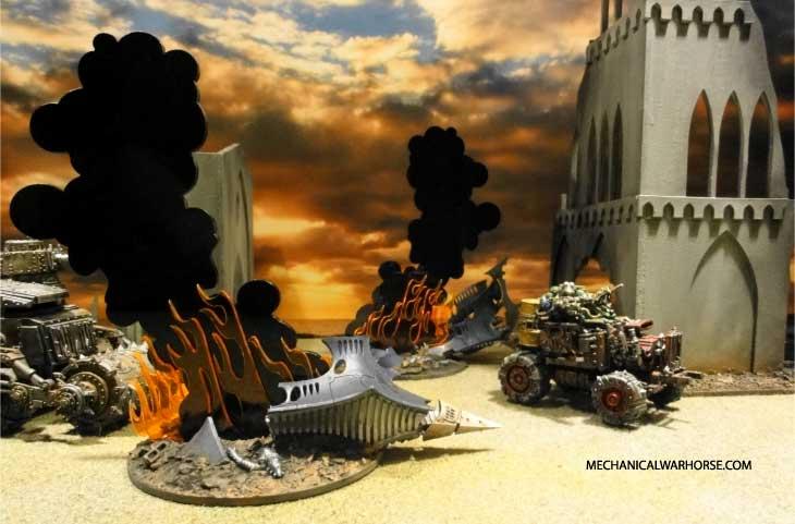 Dark Eldar, Orks, Terrain
