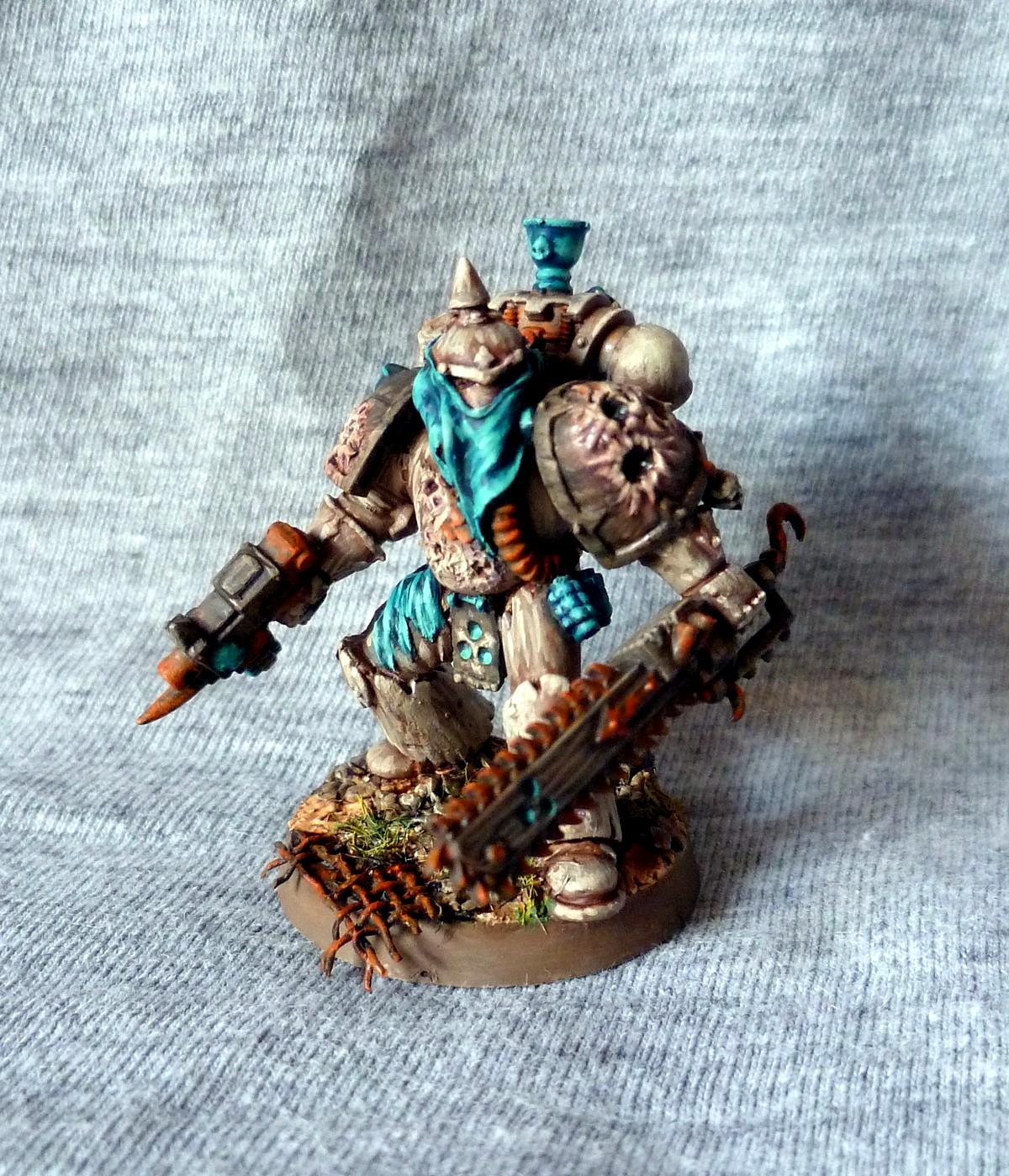 Chaos Space Marines, Conversion, Nurgle, Plague Marines, Warhammer 40,000