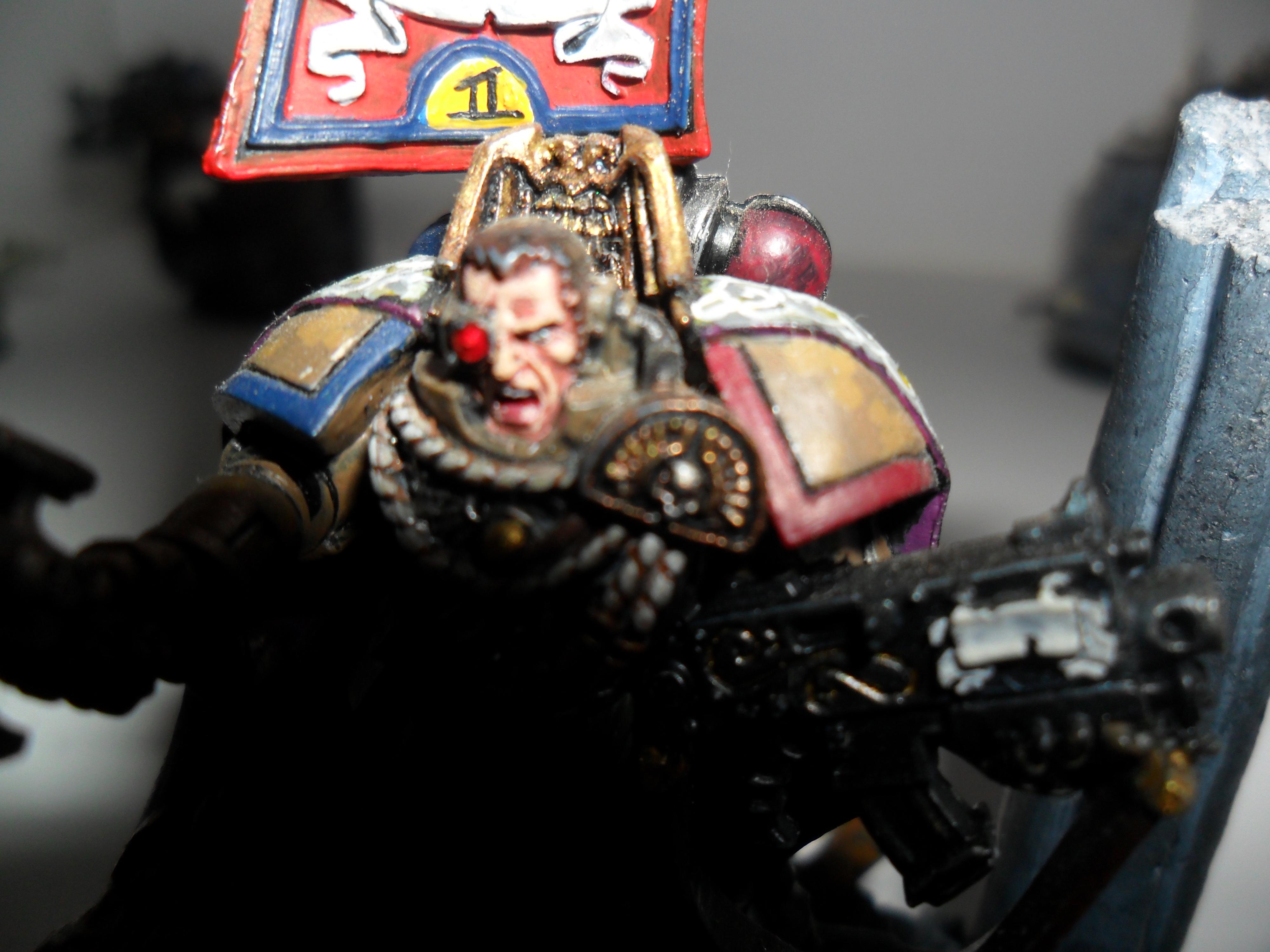 Space Marines, Sicarus's face