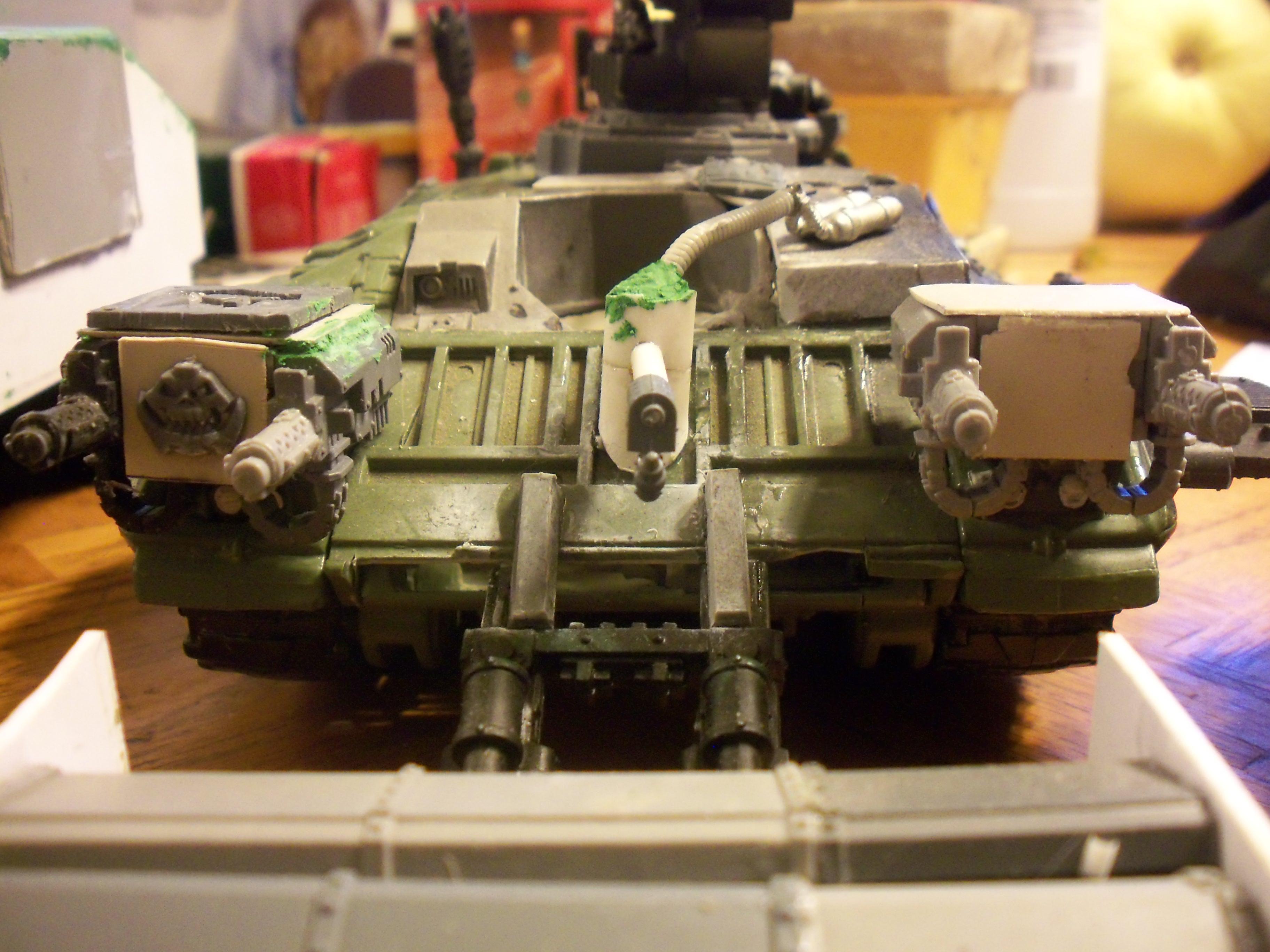 Conversion, Orks, front of killkrusher tank scratchbuild