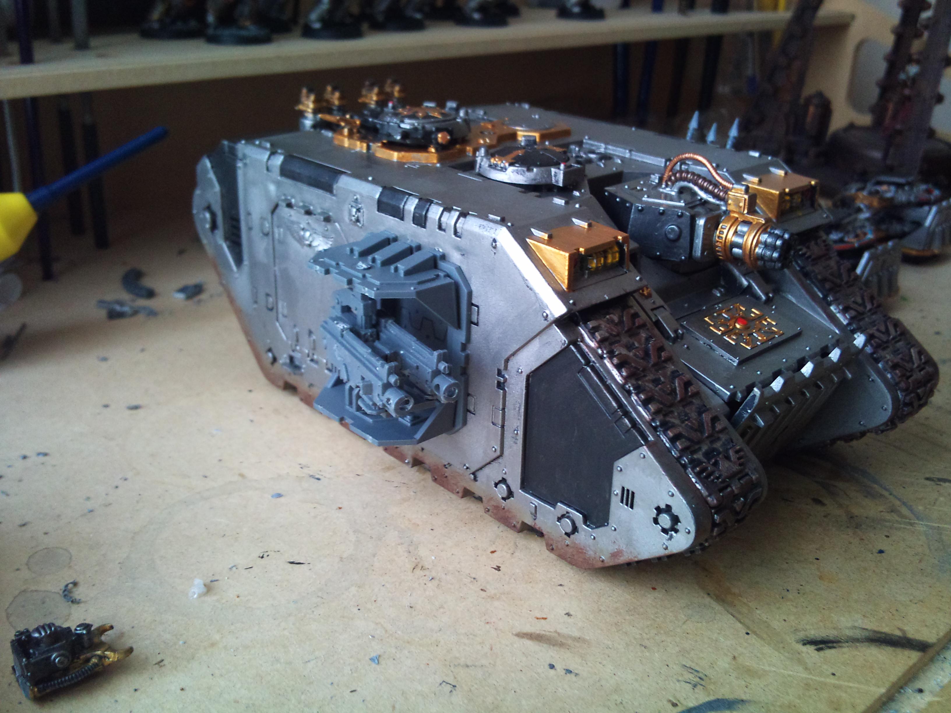 Chaos, Iron Warriors, Land Raider, Marauders