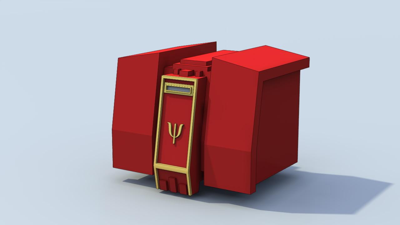 3d, Dreadnought, 3D Model of a Dread!