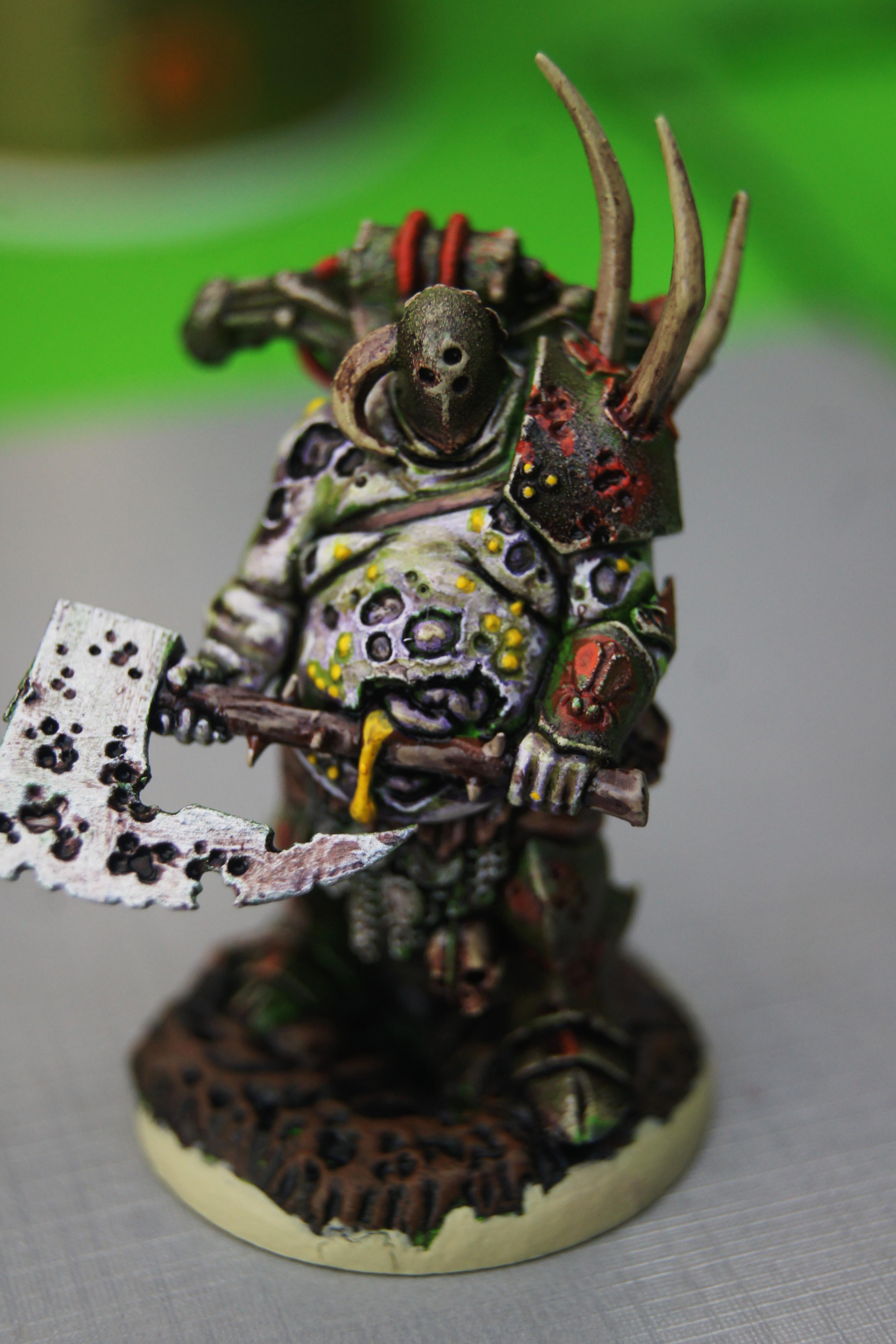Lord on foot. The new plastic Nurgle Fantasy Lord