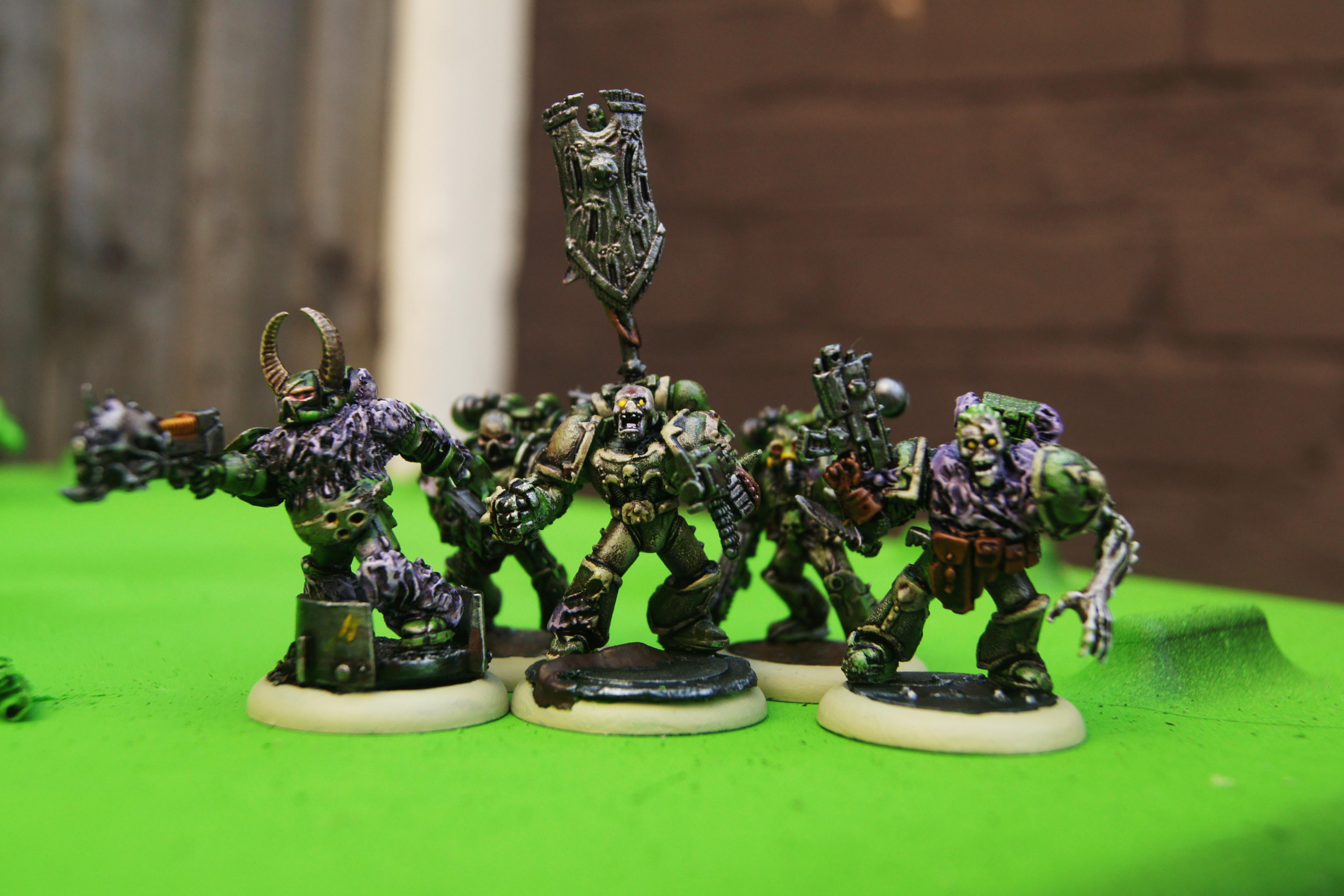 First 5 marines, converted and painted
