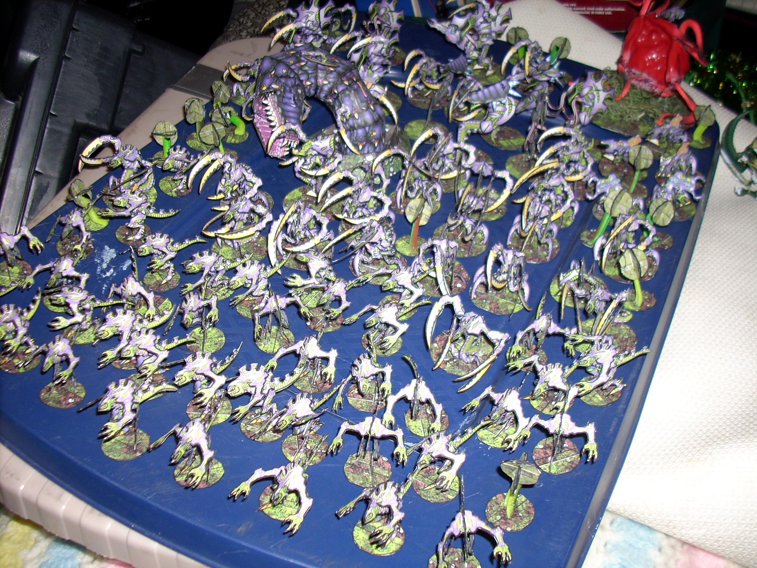 2.5d, 2d, Paper, Proxy, Tyranids, Warhammer 40,000