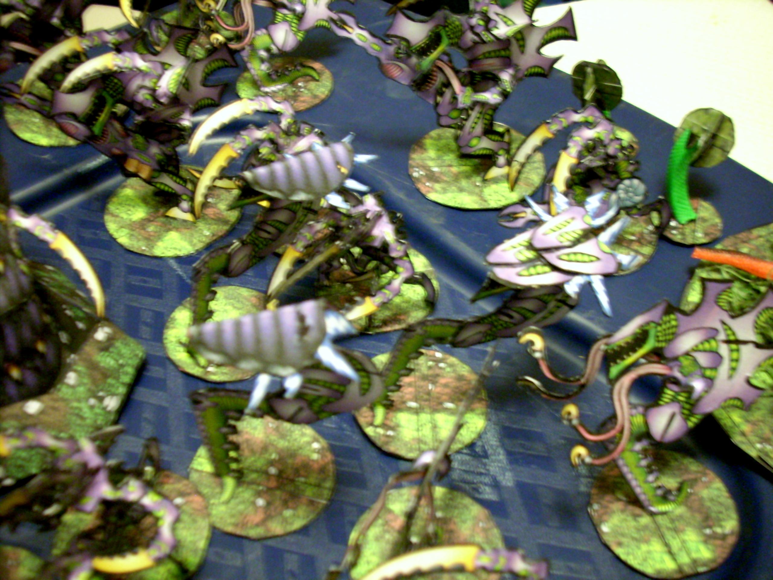 2.5d, 2d, Paper, Proxy, Tyranids, Warhammer 40,000, Warhammer Fantasy