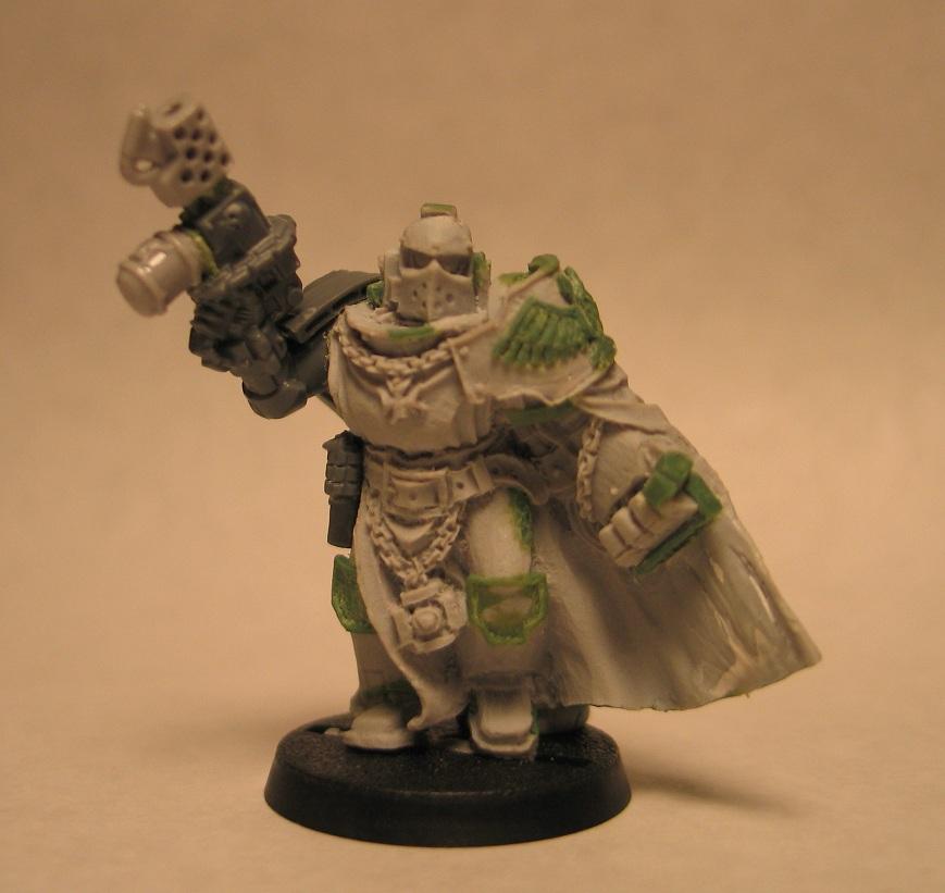 Blood Ravens, Command Squad, Convertion, Ravencross, Space Marines, Sword Brethren, Veteran, Warhammer 40,000, Work In Progress