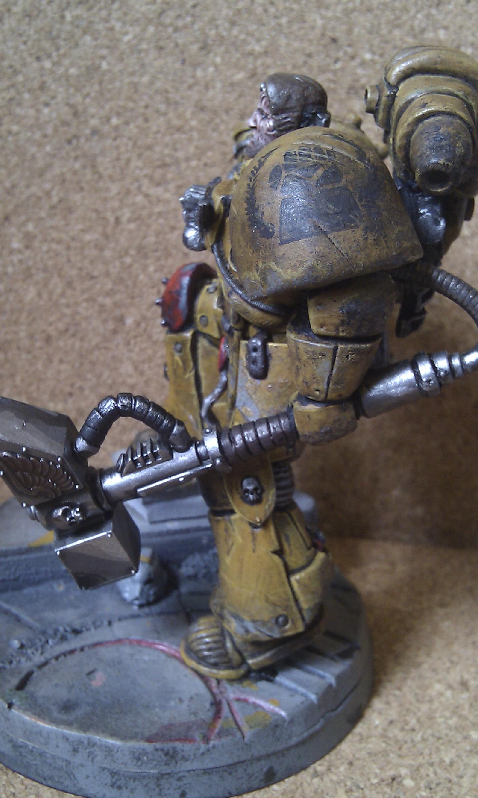 Imperial Fists, Space Marines, Thunder Hammer, Warhammer 40,000