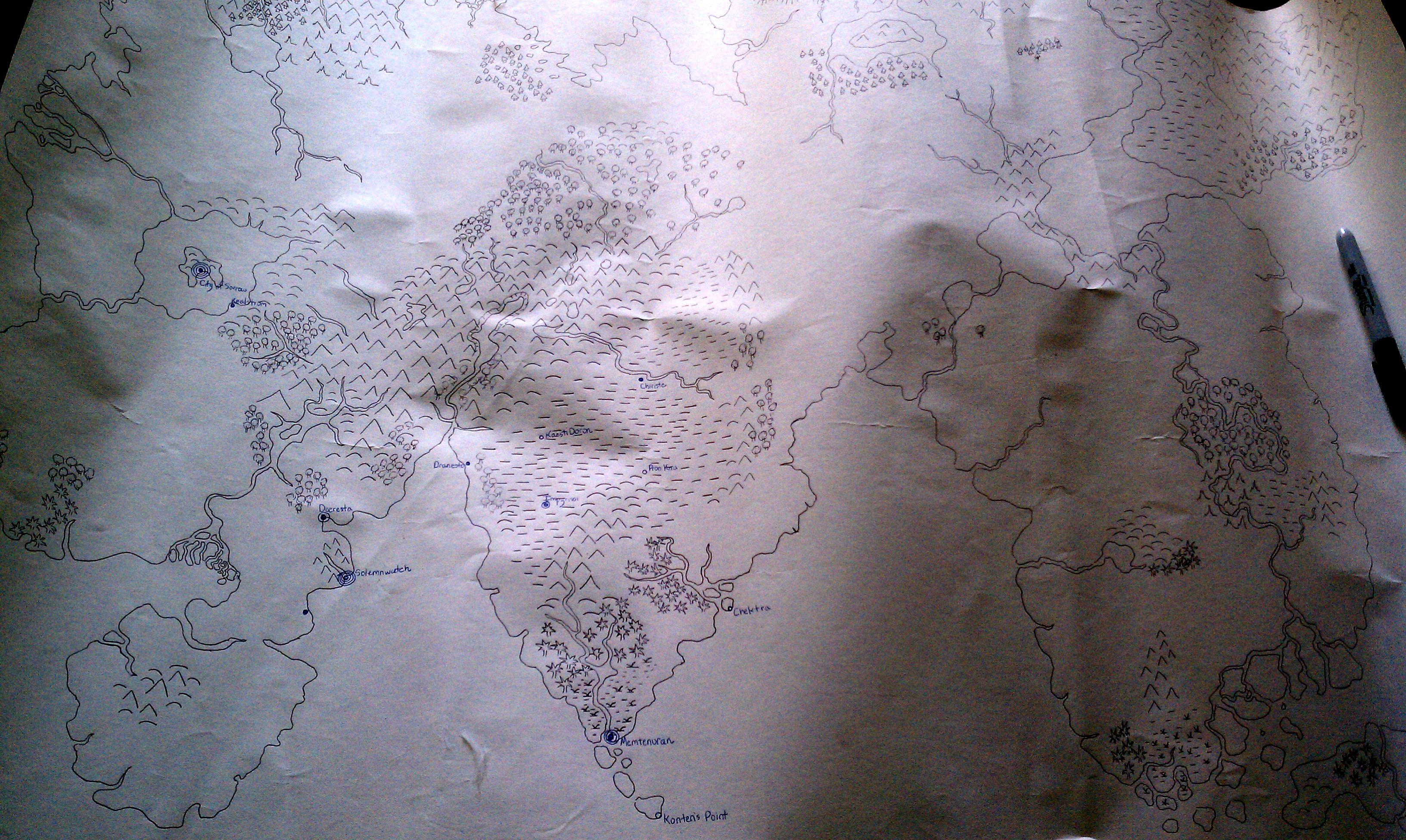 Map Campaign, Map of the Dragonlands