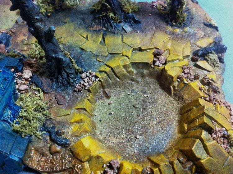 Battlescape, Orks, Space Marines, Tau, Terrain, Trees, Warhammer Battlescape Terrain, Warhammer Fantasy