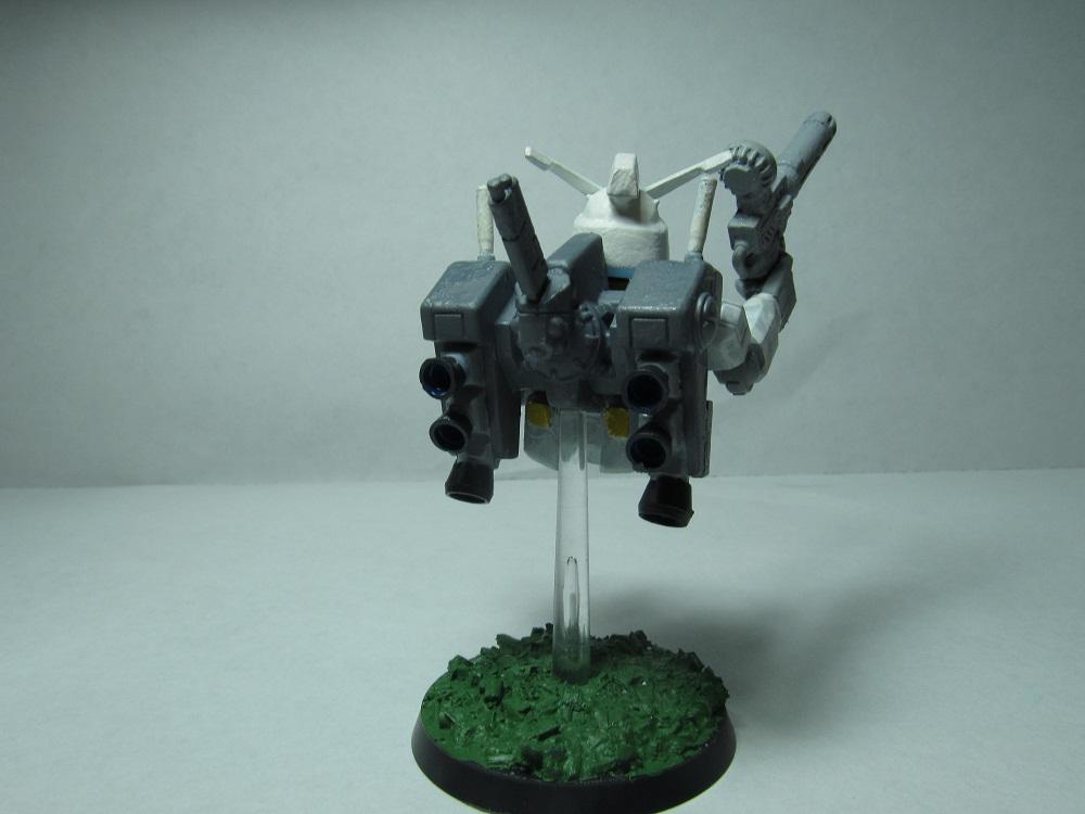 sorry for the horrible lighting, started painting the inside of the thrusters to make it look like its in flight
