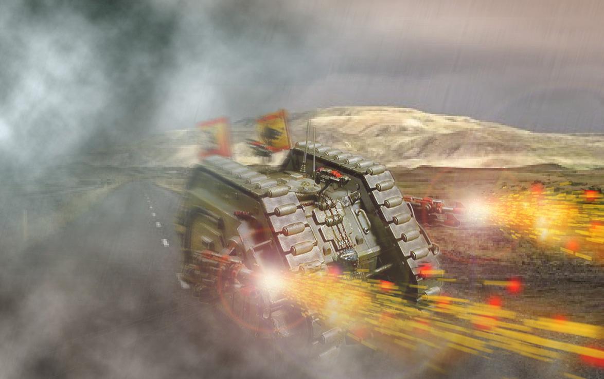 Action, Land Raider in Action