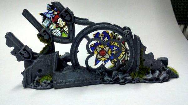 Ruins, Stained Glass, Terrain