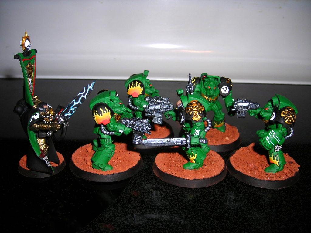 Freehand, Salamander, Space Marines, Terminator Armor