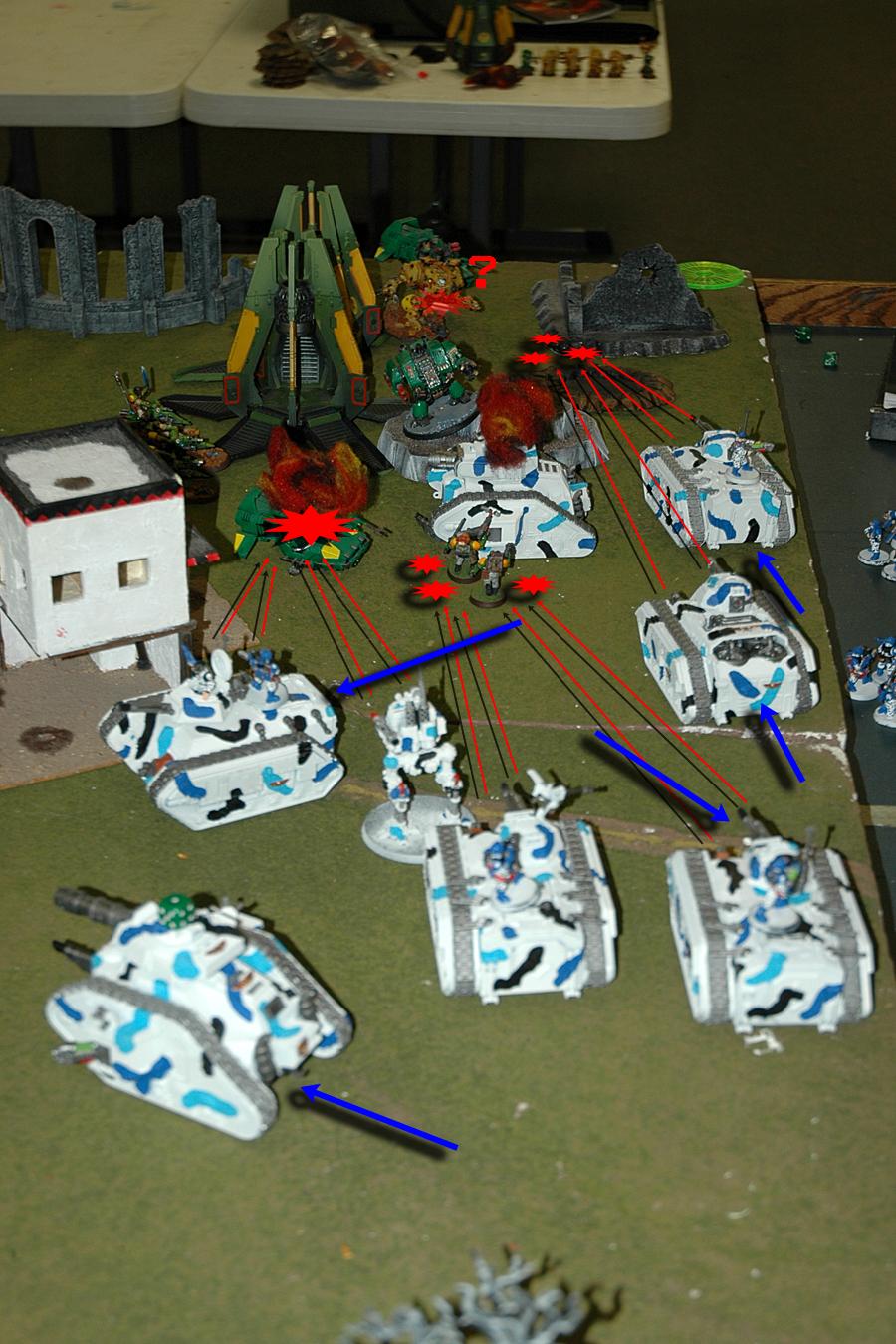 2000 Pts, Battle Report, Imperial Guard, Mantis Warriors, Space Marines, Warhammer 40,000