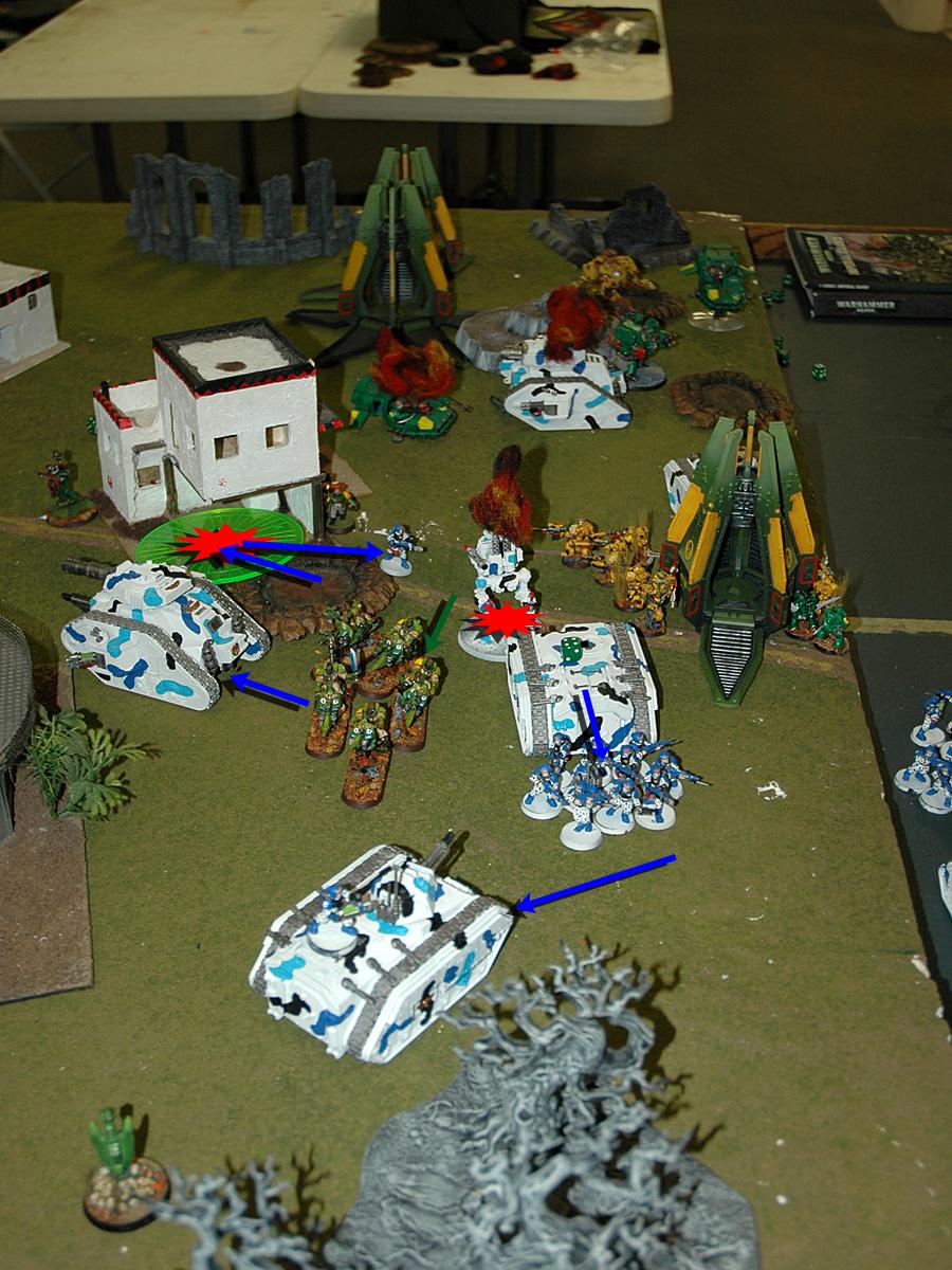 2000 Pts, Battle Report, Imperial Guard, Mantis Warriors, Space Marines, Warhammer 40,000