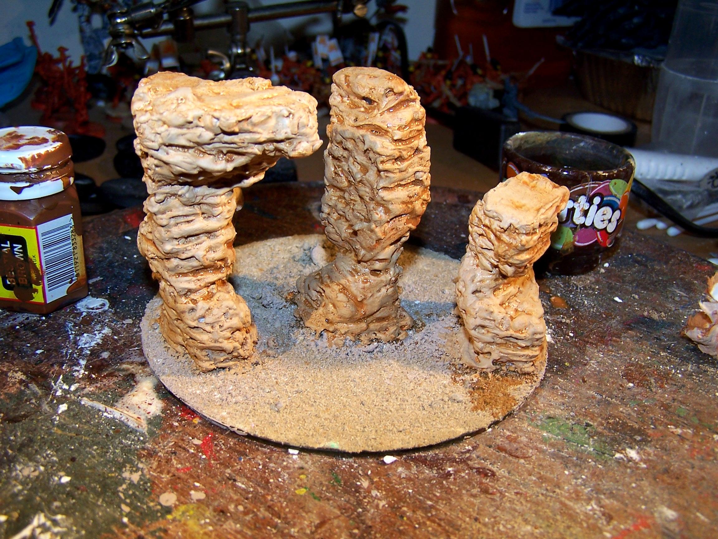Desert, Rock, Scratch Build, Terrain, Work In Progress