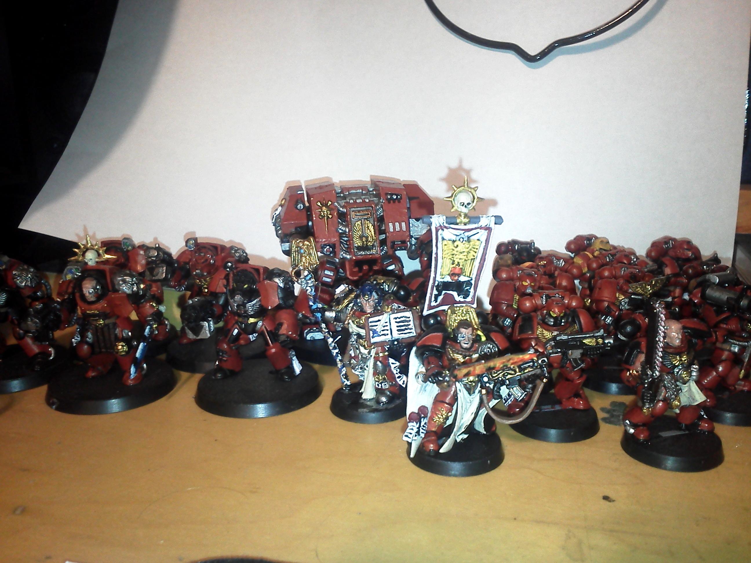 Librarian, First Blood Angels small force complete. 