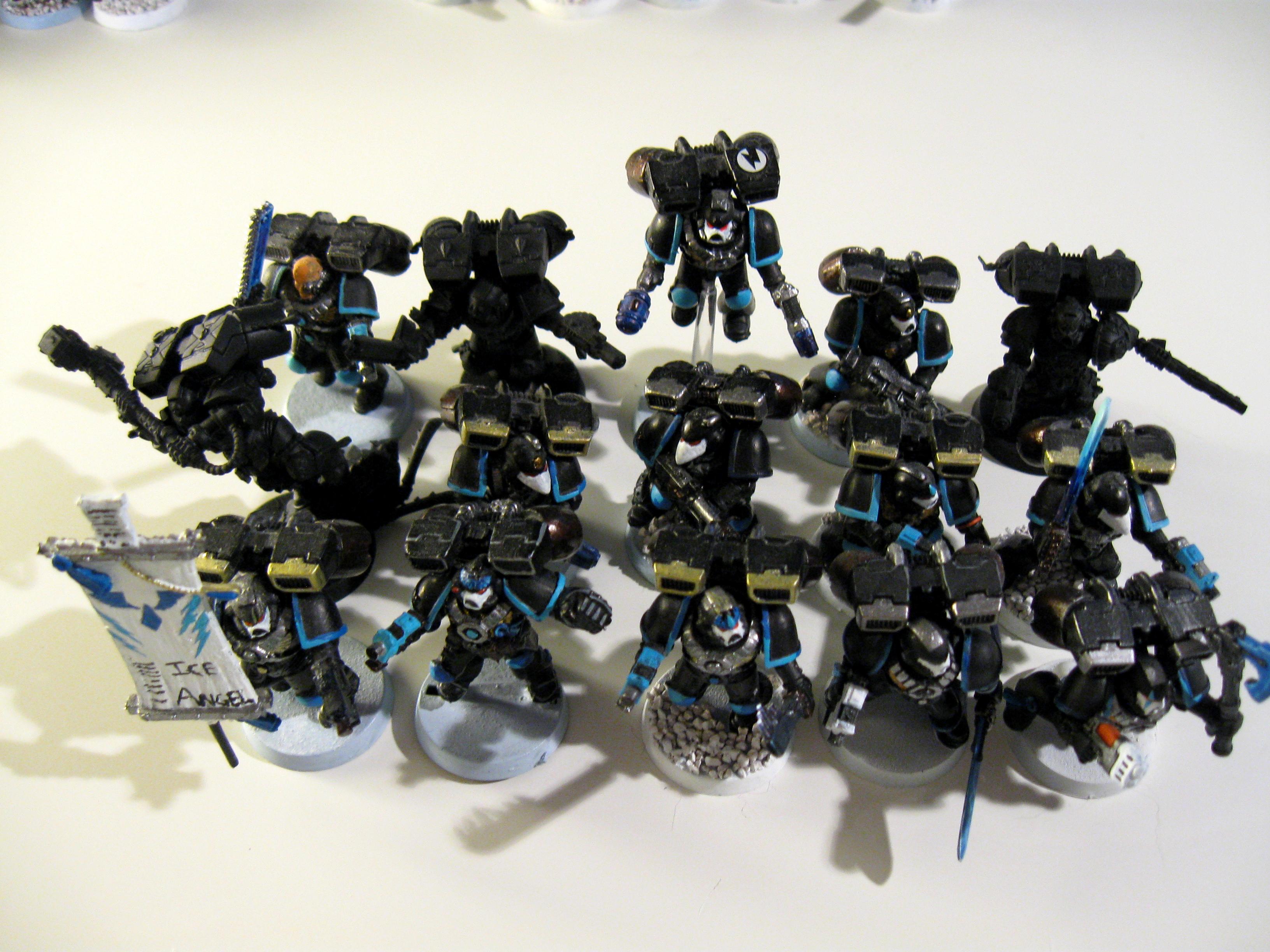 Assault Troops, Ice Angels, Warhammer 40,000, Work In Progress