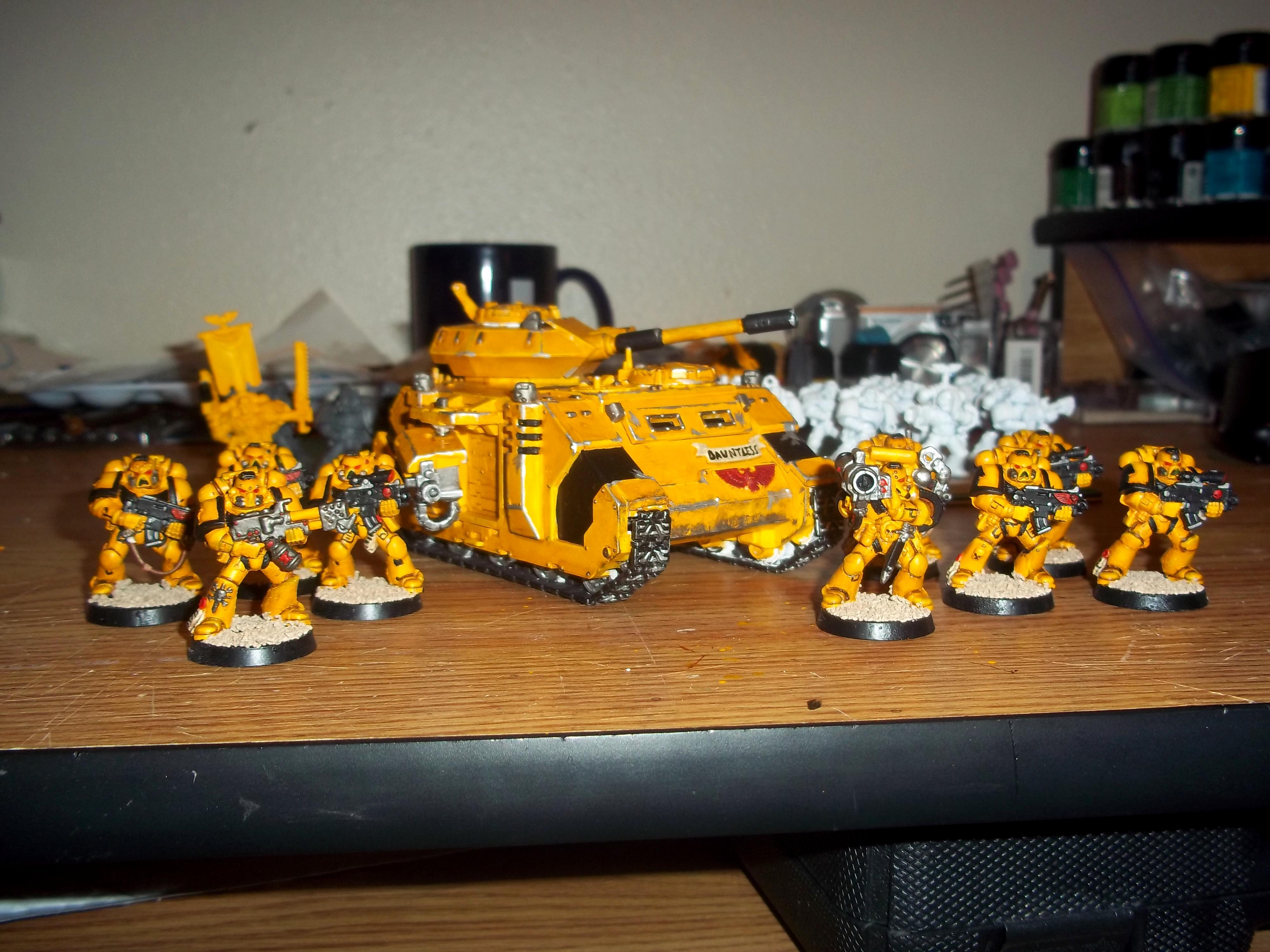 Complete Army, Imperial Fists, Predator, Space Marines, Warhammer 40,000