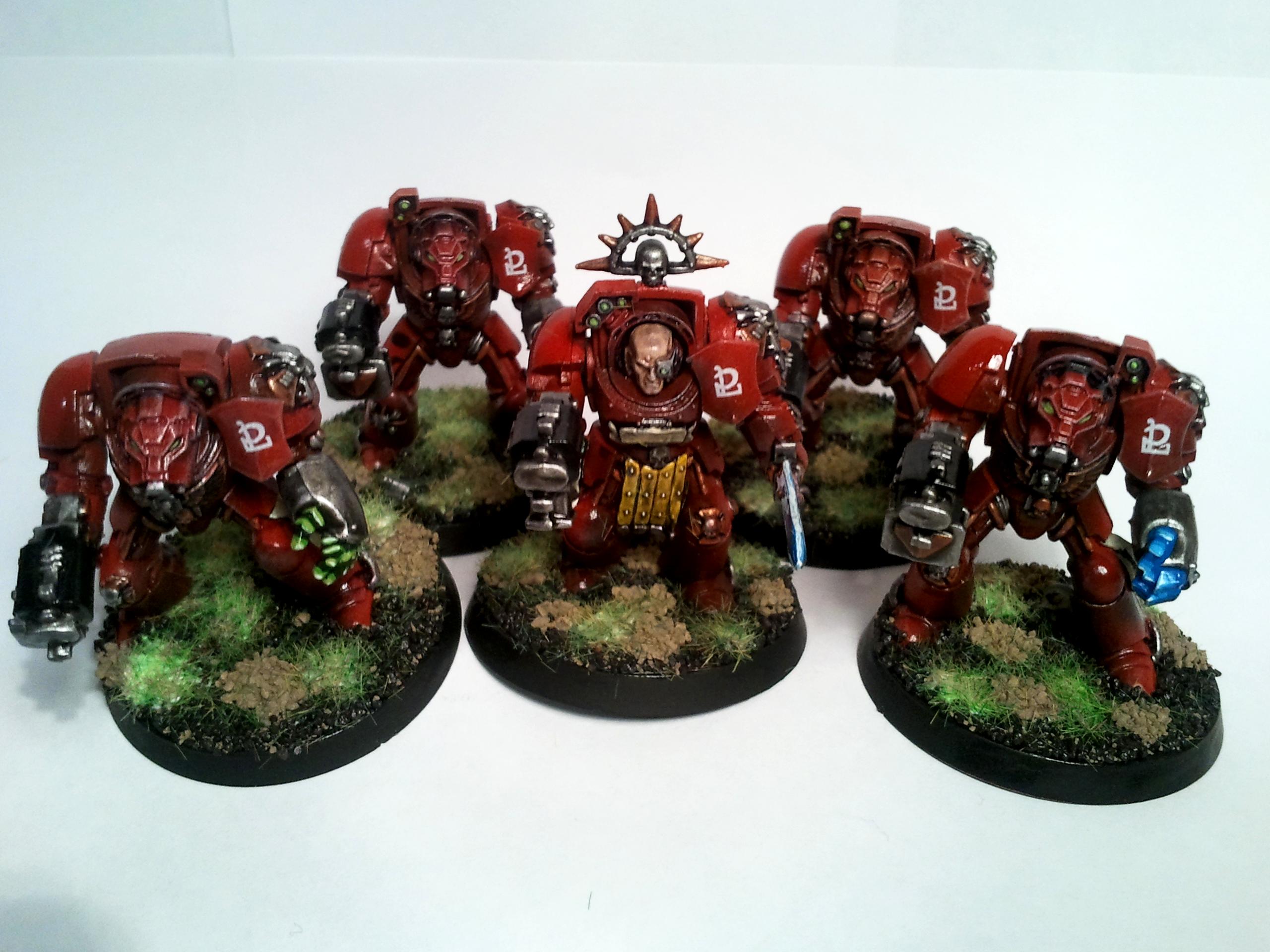 Blood Angels, Space Marines, Terminator Armor, Warhammer 40,000
