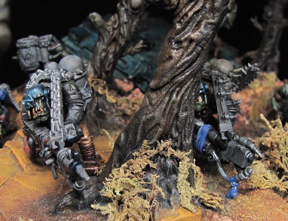 Boy, Burnas, Diorama, Lootas, Orcs, Orks, Stompa, Terrain, Trukk, Warboss, Warhammer 40,000, Warhammer Fantasy