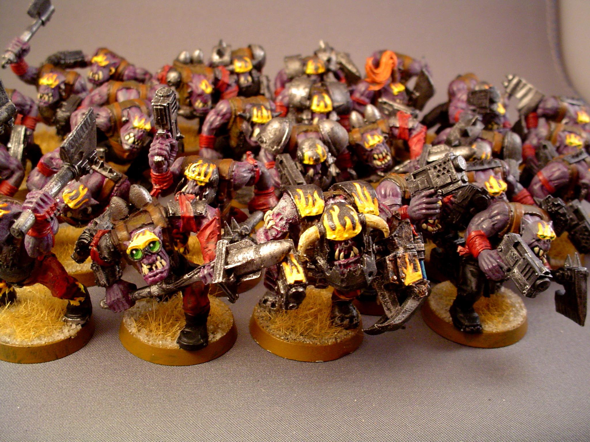 Boys, Choppa, Orks, Slugga