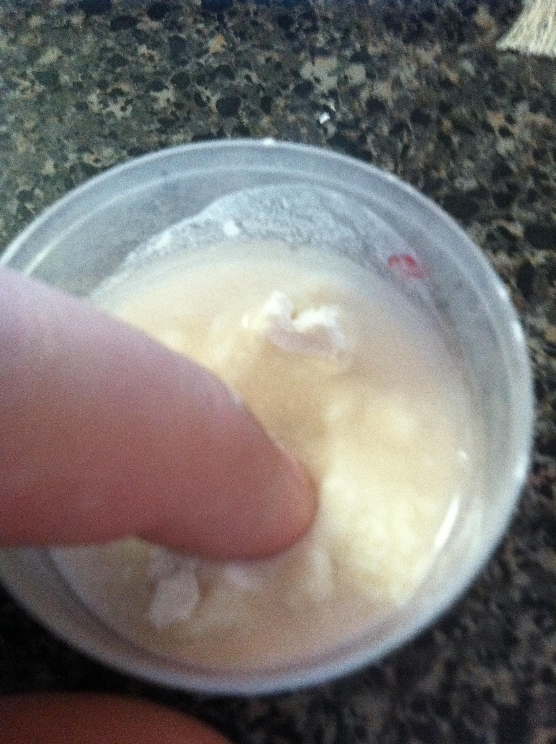 Its the consistency of a melted milkshake