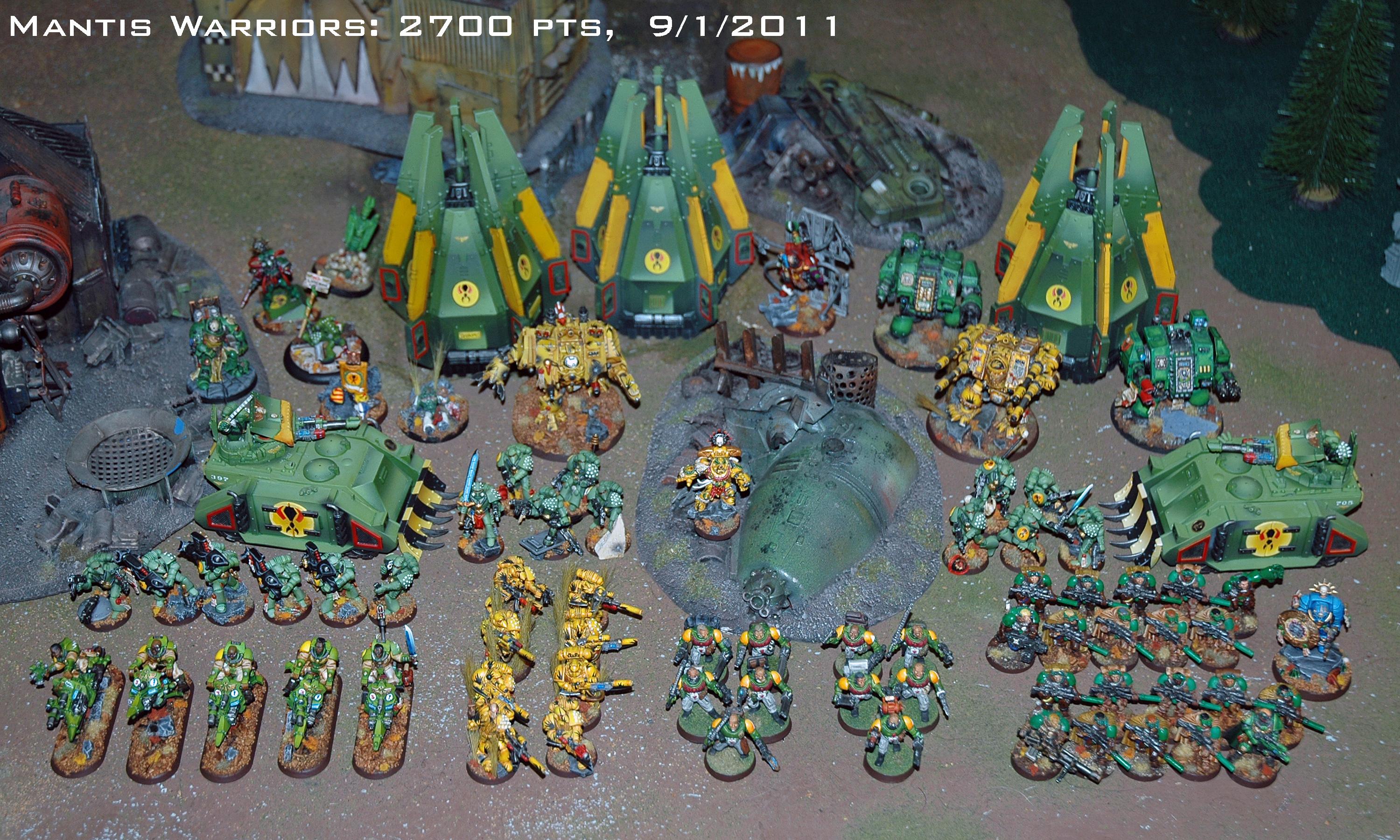 Army, Mantis Warriors, Space Marines, Warhammer 40,000