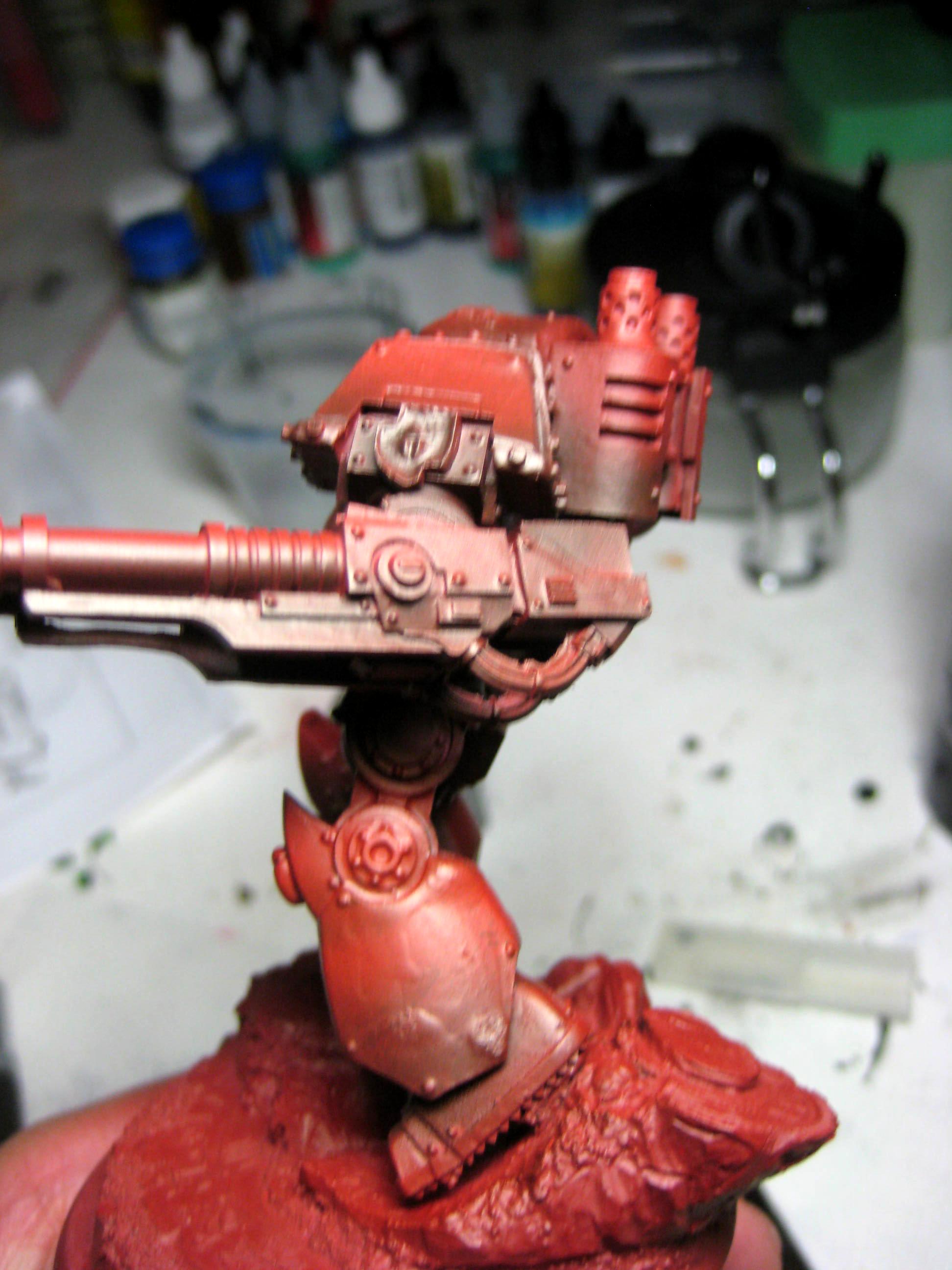 Contemptor, Conversion, Dreadnought, Forge World, Greenstuff, Pre Heresy, Thousand Sons, Warhammer 40,000