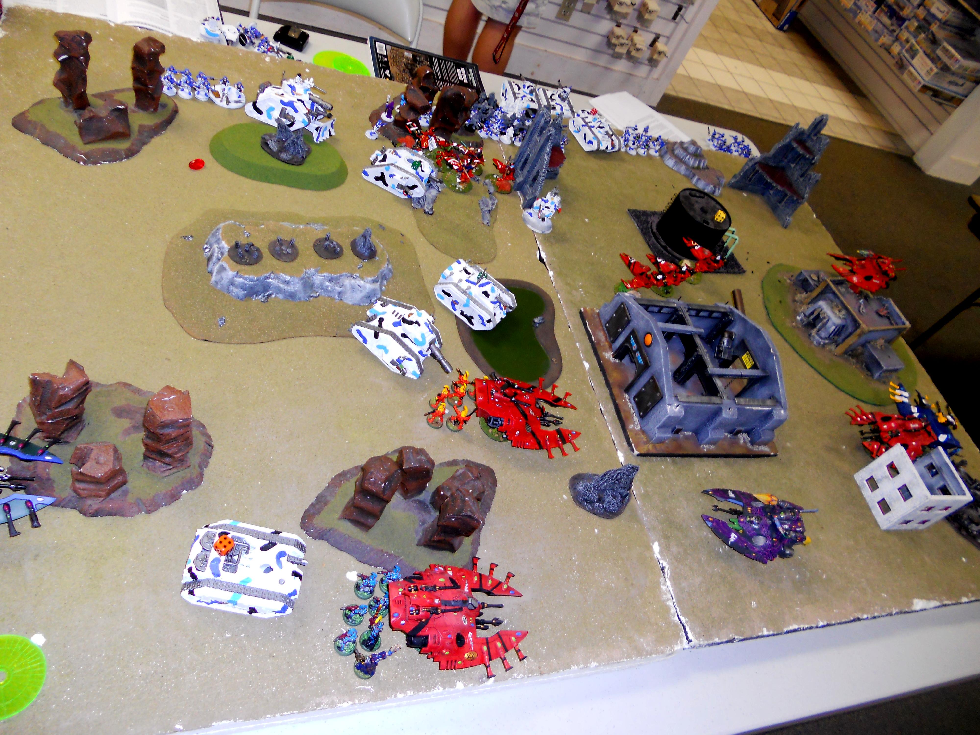 Eldar VS IG Turn 3