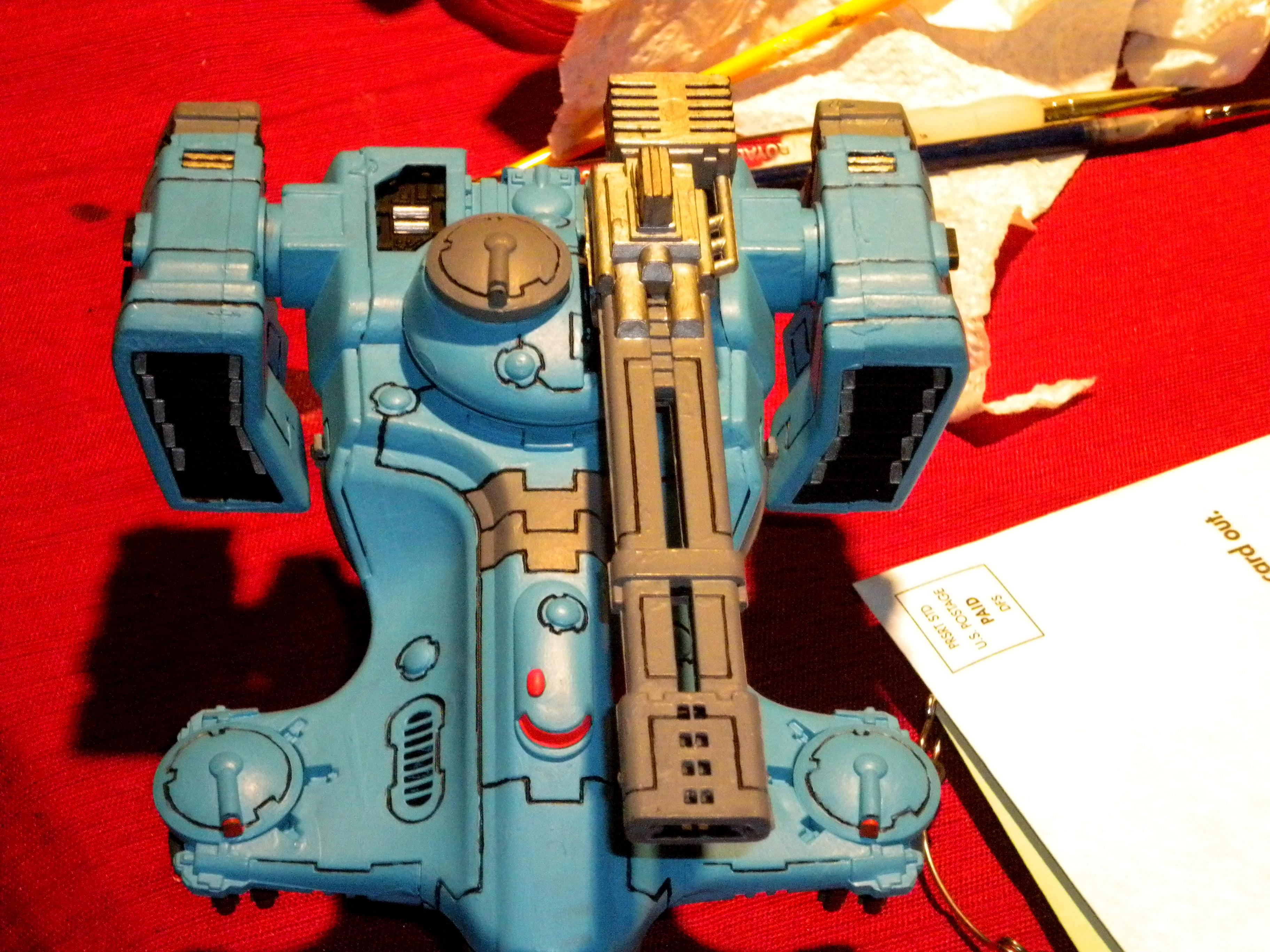Blue, Hammerhead, Tau, Teal, Warhammer 40,000