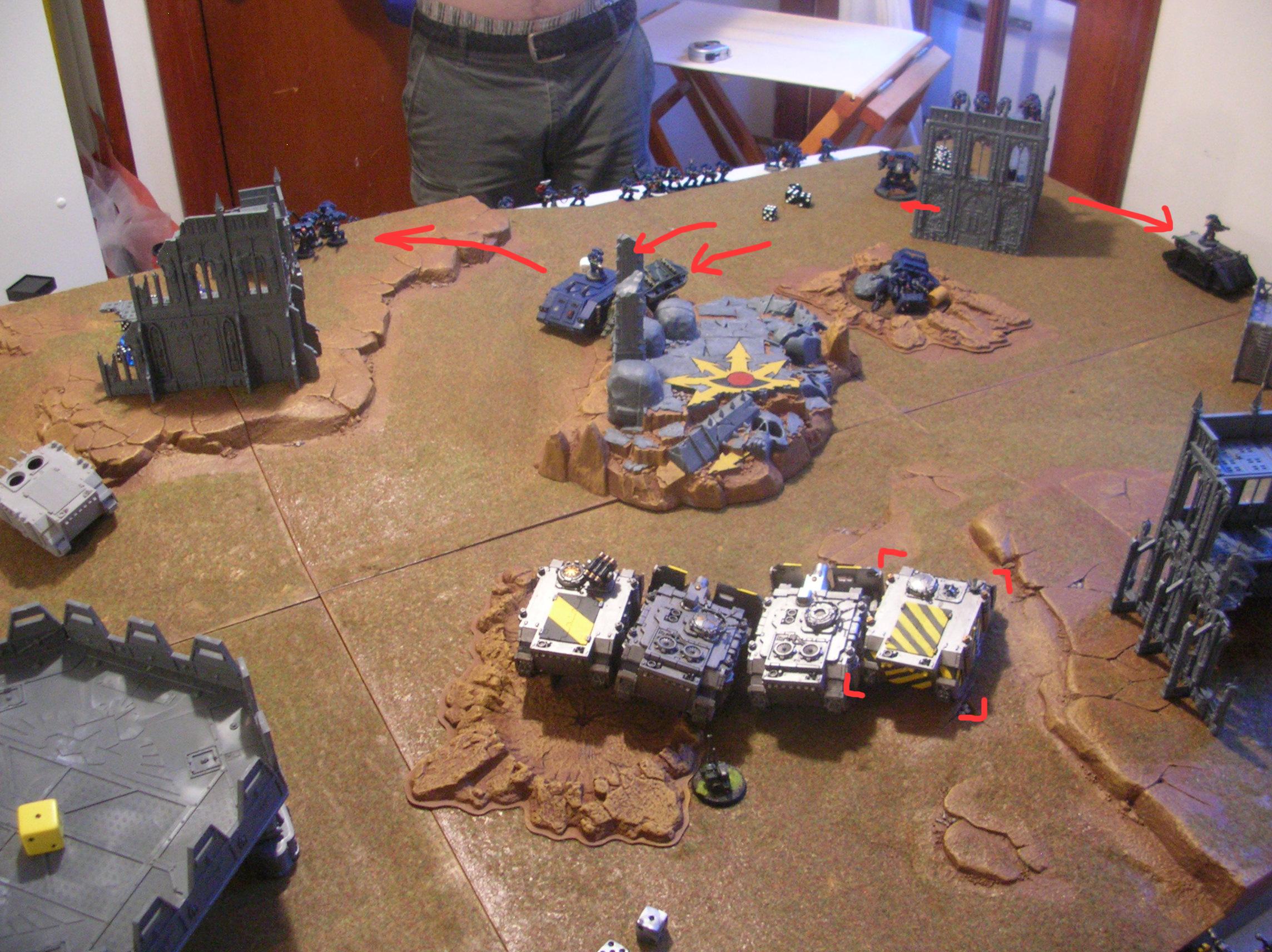 Battle, Battle Report, Crimson, Crimson Fists, Fist, Iron, Iron Warriors, Report, Warriors