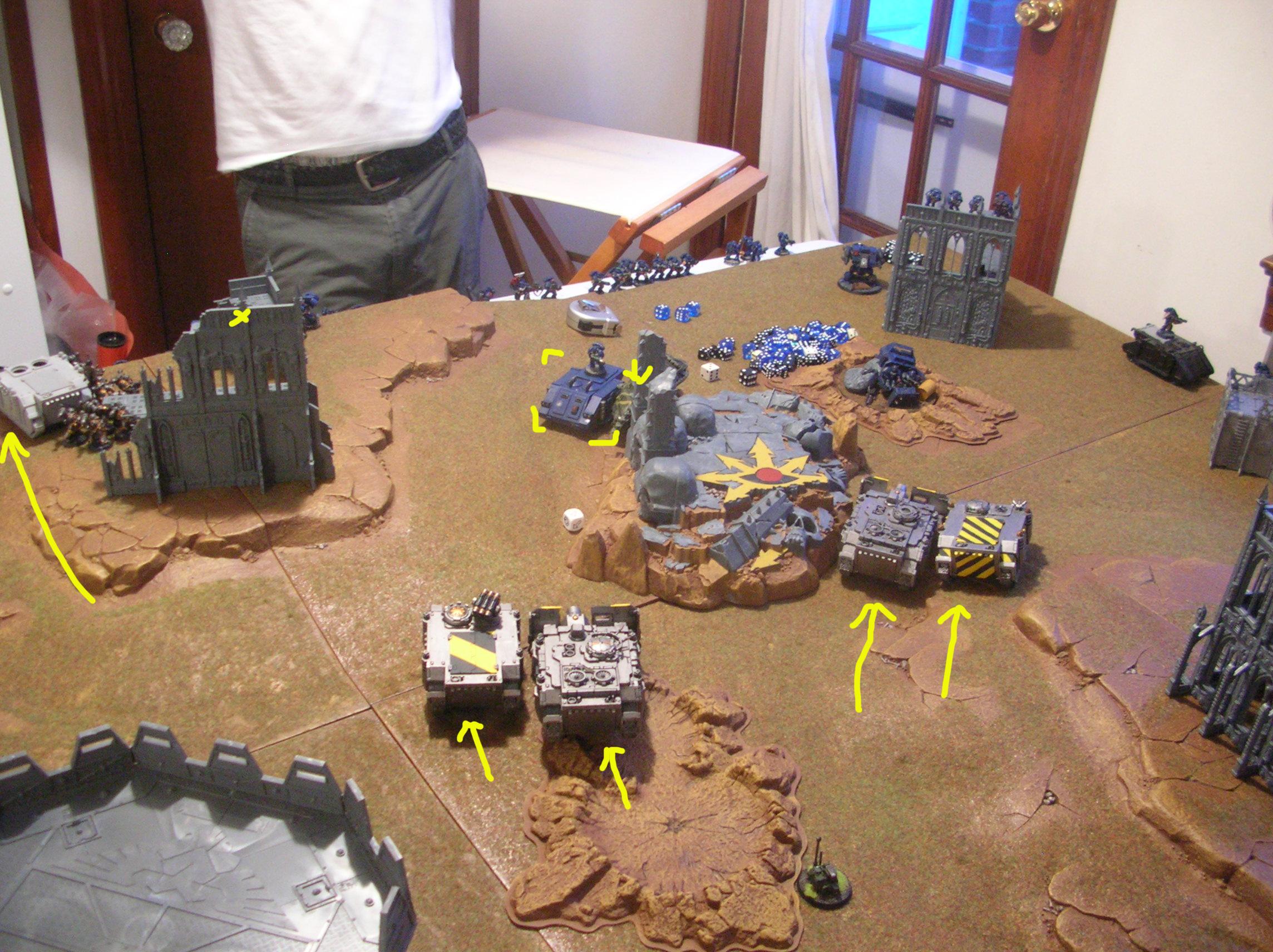 Battle, Battle Report, Crimson, Crimson Fists, Fist, Iron, Iron Warriors, Report, Warriors