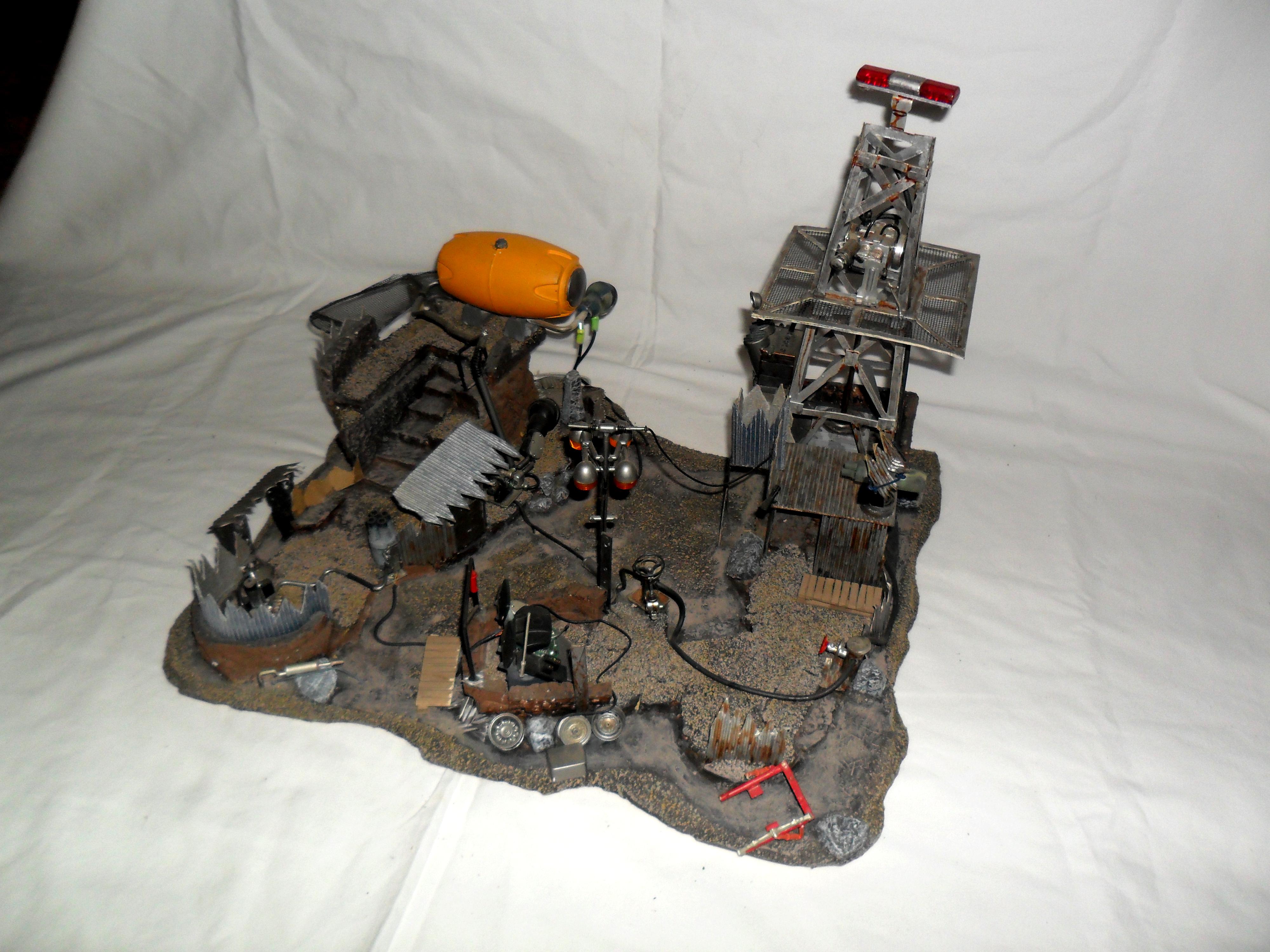 Base, Terrain, pump station
