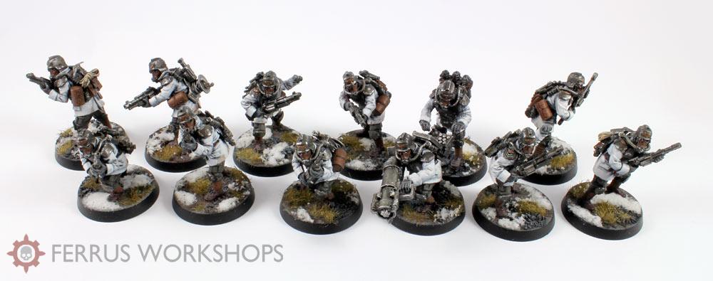 Death Korps of Krieg, Engineers, Guard, Imperial Guard, Leman Russ, Winter