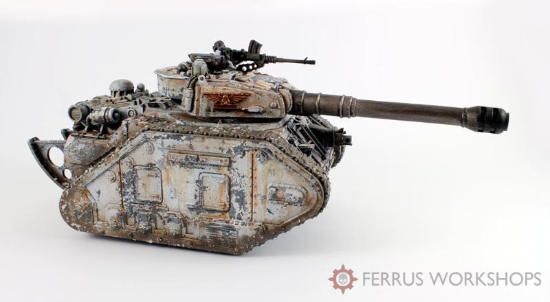 Death Korps of Krieg, Guard, Leman Russ, Winter - Leman Russ Vanquisher ...