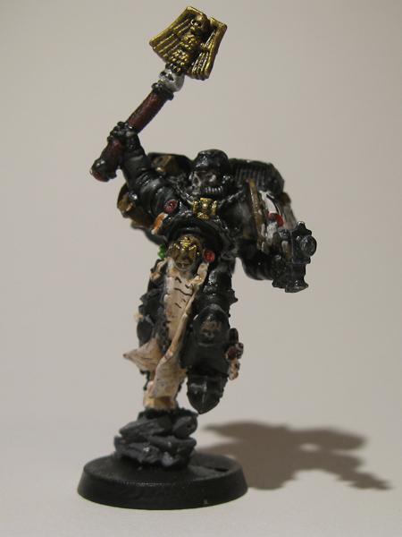 Assault Chaplain, Chaplain, Jump Pack, Raven Guard, Space Marines