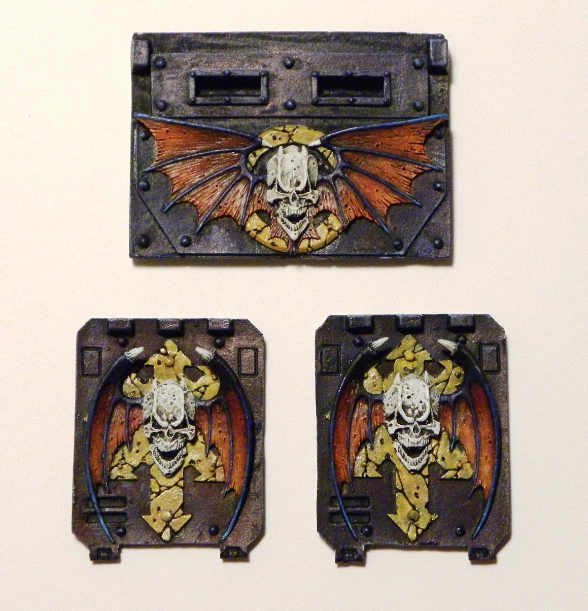 Ave Dominus Nox, Chaos, Chaos Night Lords, Chaos Rhino, Chaos Rhino Night Lords, Forge World, Night Lords, Night Lords Doors, Night Lords Forgeworld, Night Lords Rhino, Night Lords Rhino Doors
