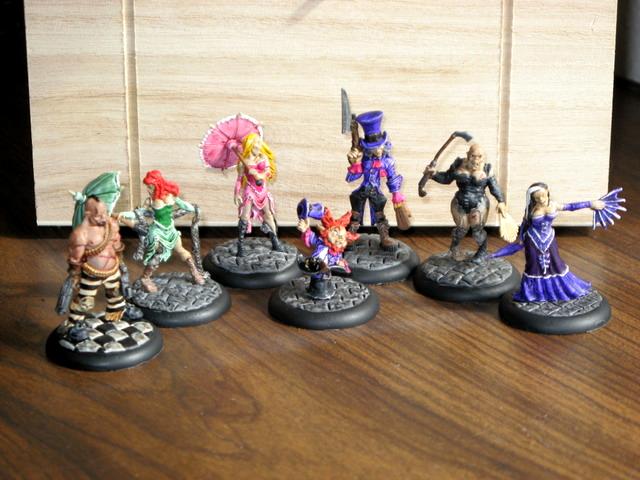 Mad Hatter, Malifaux Red Chapel Gang, Rotten Belles, Seamus