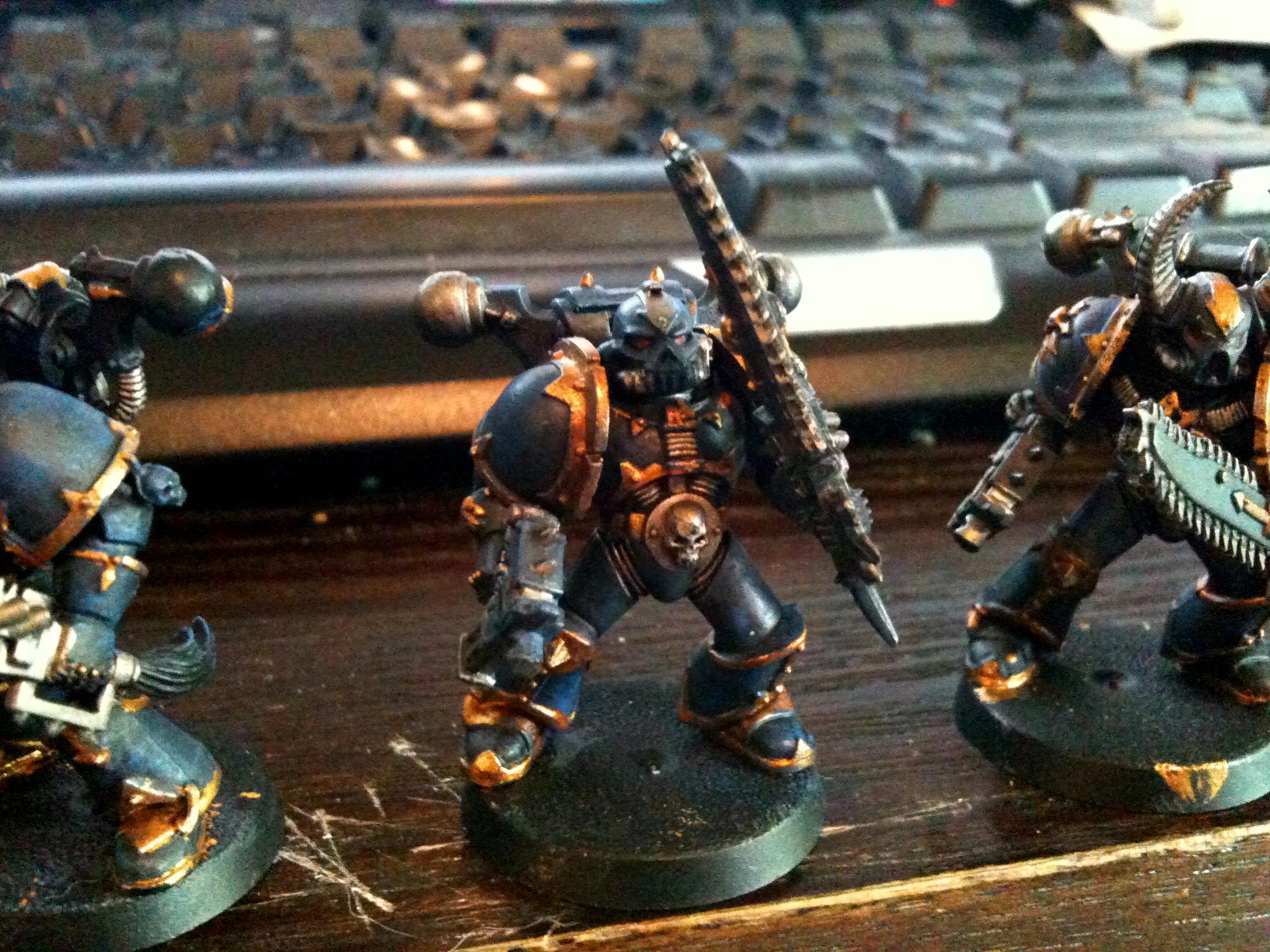 Chaos, Chaos Space Marines, Space Marines, Work In Progress