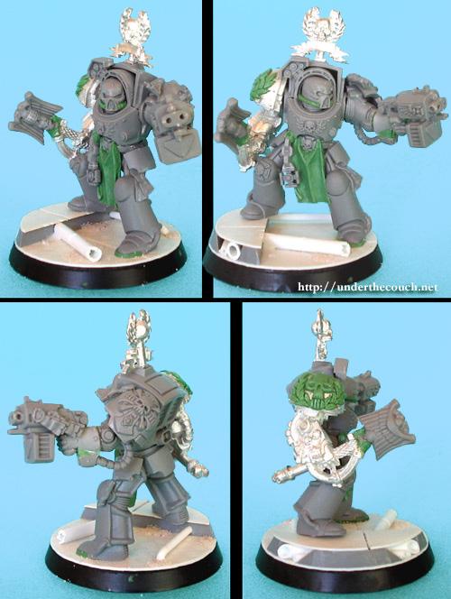 Chaplain, Character, Conversion, Greenstuff, Sculpting, Space Marines, Terminator Armor