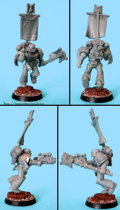 Chaplain, Character, Conversion, Greenstuff, Sculpted, Space Marines