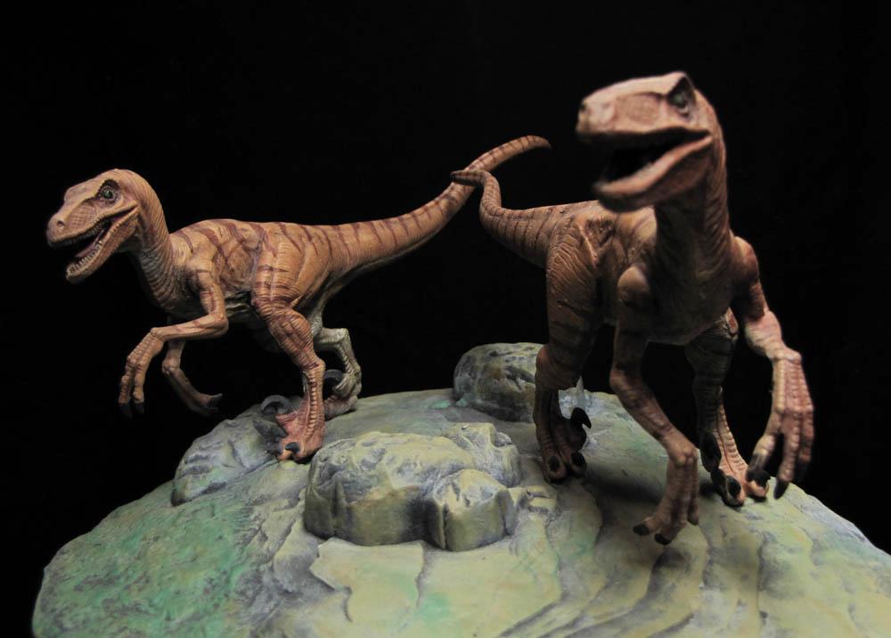 Jurassic, Model Kit, Park, Plastic, Velociraptor