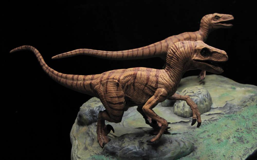 Jurassic, Model Kit, Park, Plastic, Velociraptor